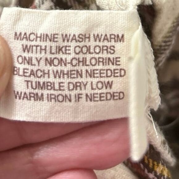 Mudd Y2K Cream Plaid Pleated Micro Mini Skirt Preppy Schoolgirl Coquette GrungeL - Picture 10 of 11